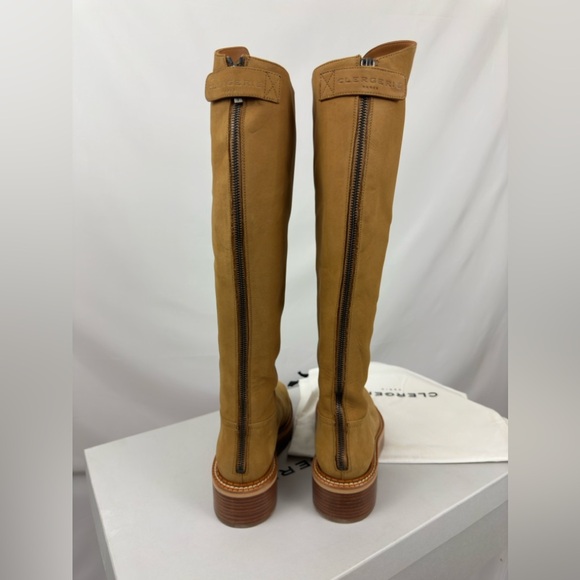CLERGERIE Paris Canada2 Nubuck Leather Tall Riding Style Boots US 8/EU 3… - Picture 4 of 15